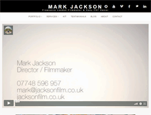 Tablet Screenshot of jacksonfilm.co.uk